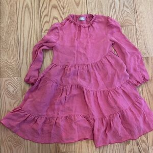 Il Gufo Rosy Tiered Kids Dress. Size 6
